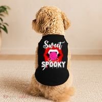 Sweet Spooky Vampire Lips Halloween Doggie Tank thumb 2
