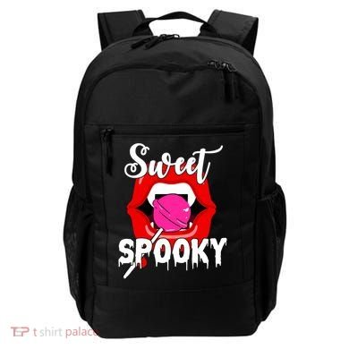 Sweet Spooky Vampire Lips Halloween Backpack