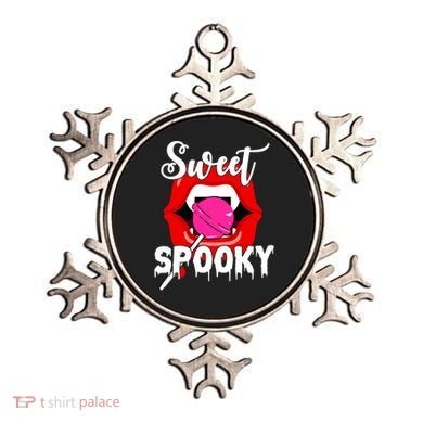 Sweet Spooky Vampire Lips Halloween Ornament
