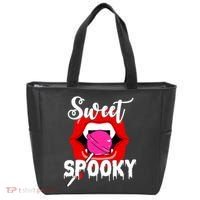 Sweet Spooky Vampire Lips Halloween Tote Bag thumb 0