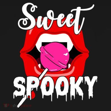 Sweet Spooky Vampire Lips Halloween Tote Bag