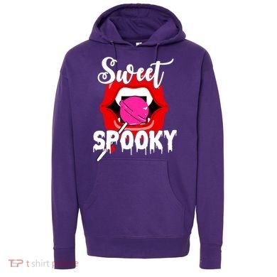 Sweet Spooky Vampire Lips Halloween Hoodie