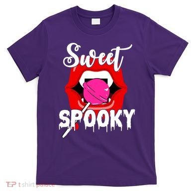 Sweet Spooky Vampire Lips Halloween T-Shirt