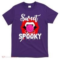 Sweet Spooky Vampire Lips Halloween T-Shirt thumb 0