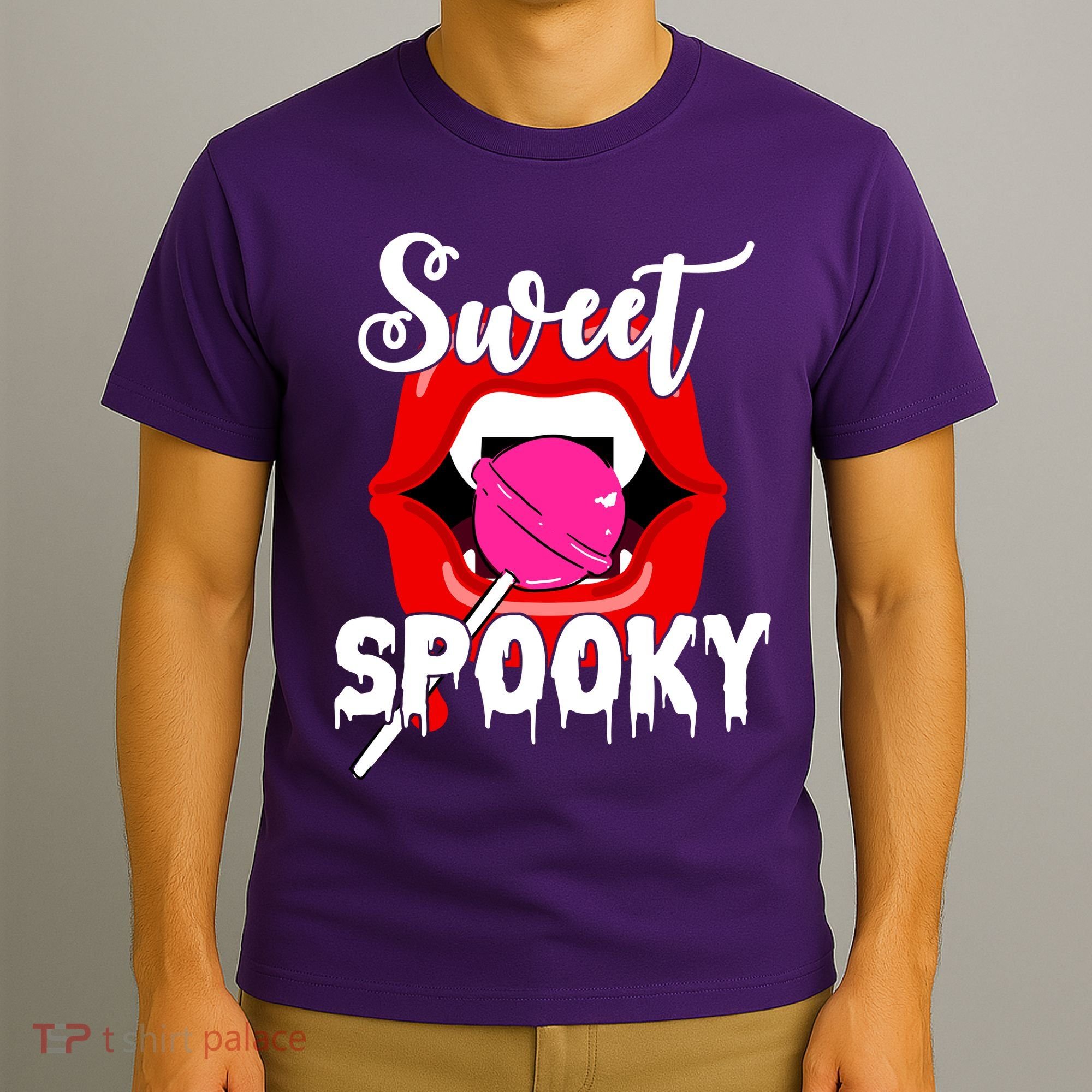 Sweet Spooky Vampire Lips Halloween T-Shirt