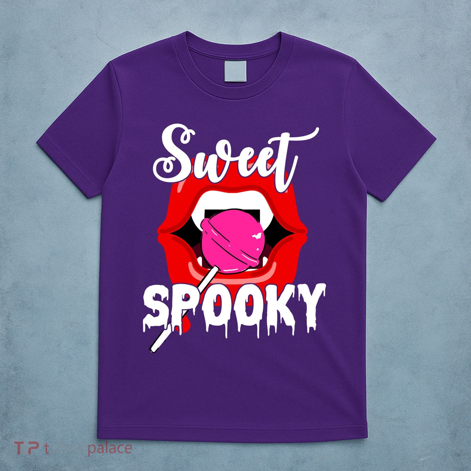 Sweet Spooky Vampire Lips Halloween T-Shirt