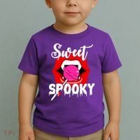Sweet Spooky Vampire Lips Halloween Toddler T-Shirt thumb 2