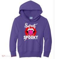 Sweet Spooky Vampire Lips Halloween Kids Hoodie thumb 0