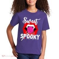 Sweet Spooky Vampire Lips Halloween Kids T-Shirt thumb 2