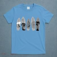 Surfing Surfboard Vintage Classic Retro Surfboarder Surfer Gift T-Shirt thumb 4