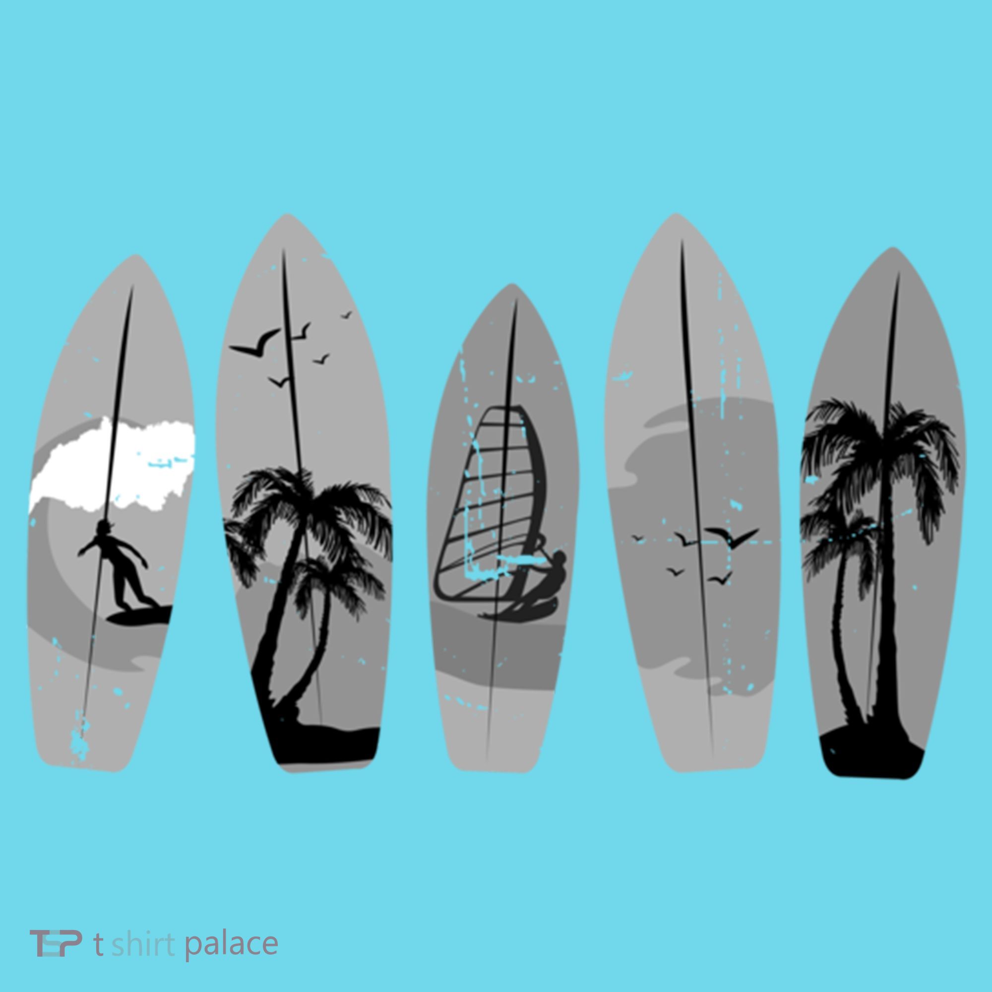 Surfing Surfboard Vintage Classic Retro Surfboarder Surfer Gift T-Shirt