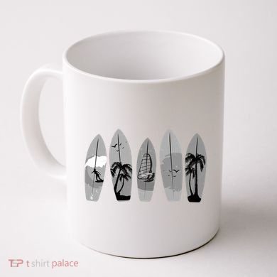 Surfing Surfboard Vintage Classic Retro Surfboarder Surfer Gift Coffee Mug