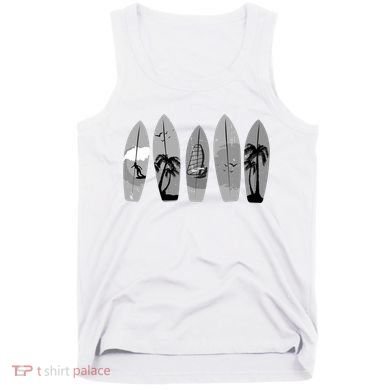 Surfing Surfboard Vintage Classic Retro Surfboarder Surfer Gift Tank Top
