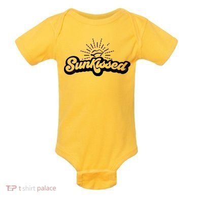 Sunkissed Summer Vacation Vintage Baby Bodysuit