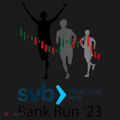 Svb Silicon Valley Bank Run ′23 Baby Long Sleeve Bodysuit