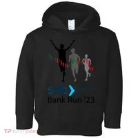 Svb Silicon Valley Bank Run ′23 Toddler Hoodie thumb 0