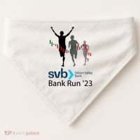 Svb Silicon Valley Bank Run ′23 USA-Made Doggie Bandana thumb 0
