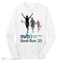 Svb Silicon Valley Bank Run ′23 Long Sleeve Shirt thumb 0