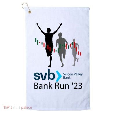 Svb Silicon Valley Bank Run ′23 Golf Towel