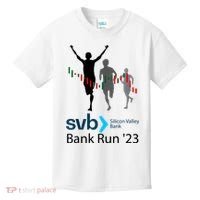 Svb Silicon Valley Bank Run ′23 Kids T-Shirt thumb 0