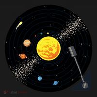 Solar System Vinyl Record Active Long Sleeve Shirt thumb 2