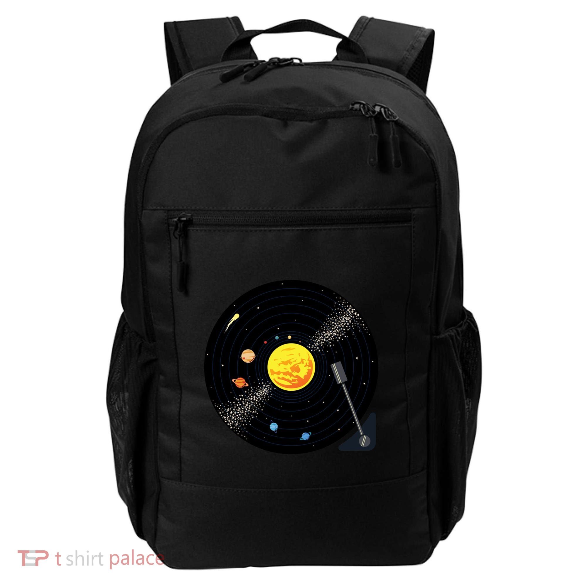 Solar System Vinyl Record Active Backpack