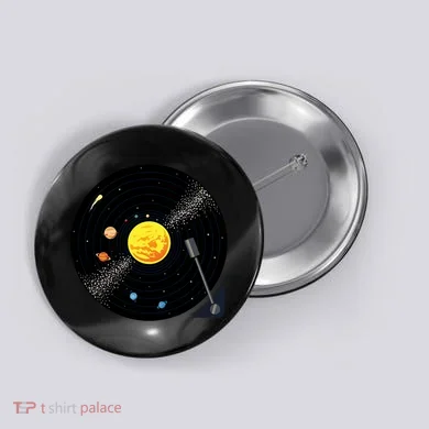 Solar System Vinyl Record Active Button