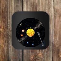 Solar System Vinyl Record Active Coaster thumb 0