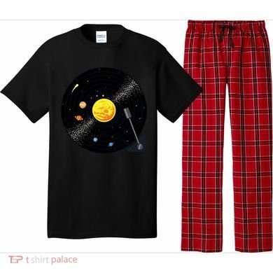 Solar System Vinyl Record Active Pajama Set