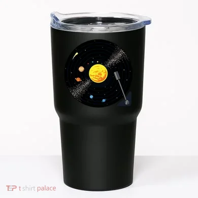Solar System Vinyl Record Active Tumbler