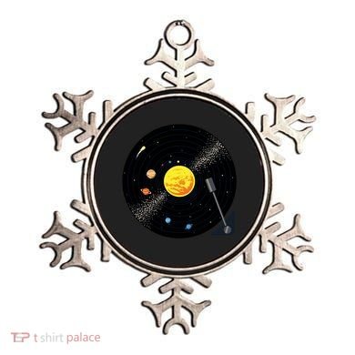 Solar System Vinyl Record Active Ornament
