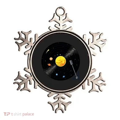 Solar System Vinyl Record Active Ornament