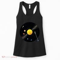 Solar System Vinyl Record Active Women's Tank Top thumb 0