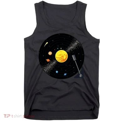 Solar System Vinyl Record Active Tank Top