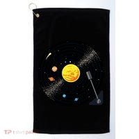 Solar System Vinyl Record Active Golf Towel thumb 0