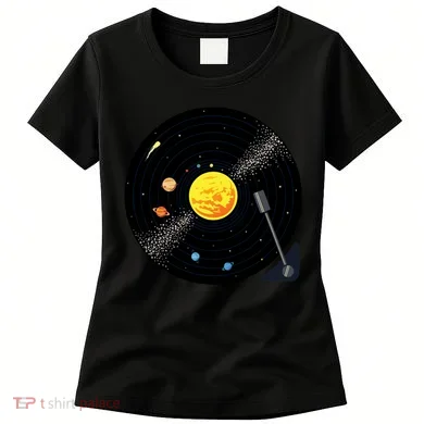 Solar System Vinyl Record Active Women's T-Shirt