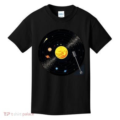 Solar System Vinyl Record Active Kids T-Shirt
