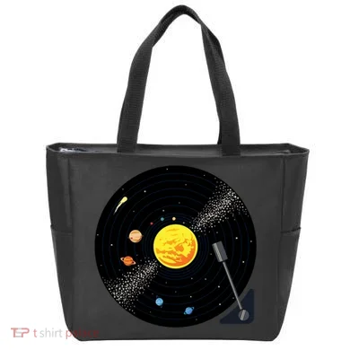 Solar System Vinyl Record Active Tote Bag