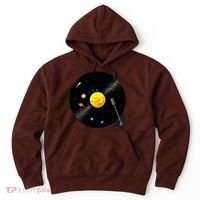 Solar System Vinyl Record Active Hoodie thumb 0