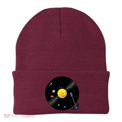 Solar System Vinyl Record Active Beanie