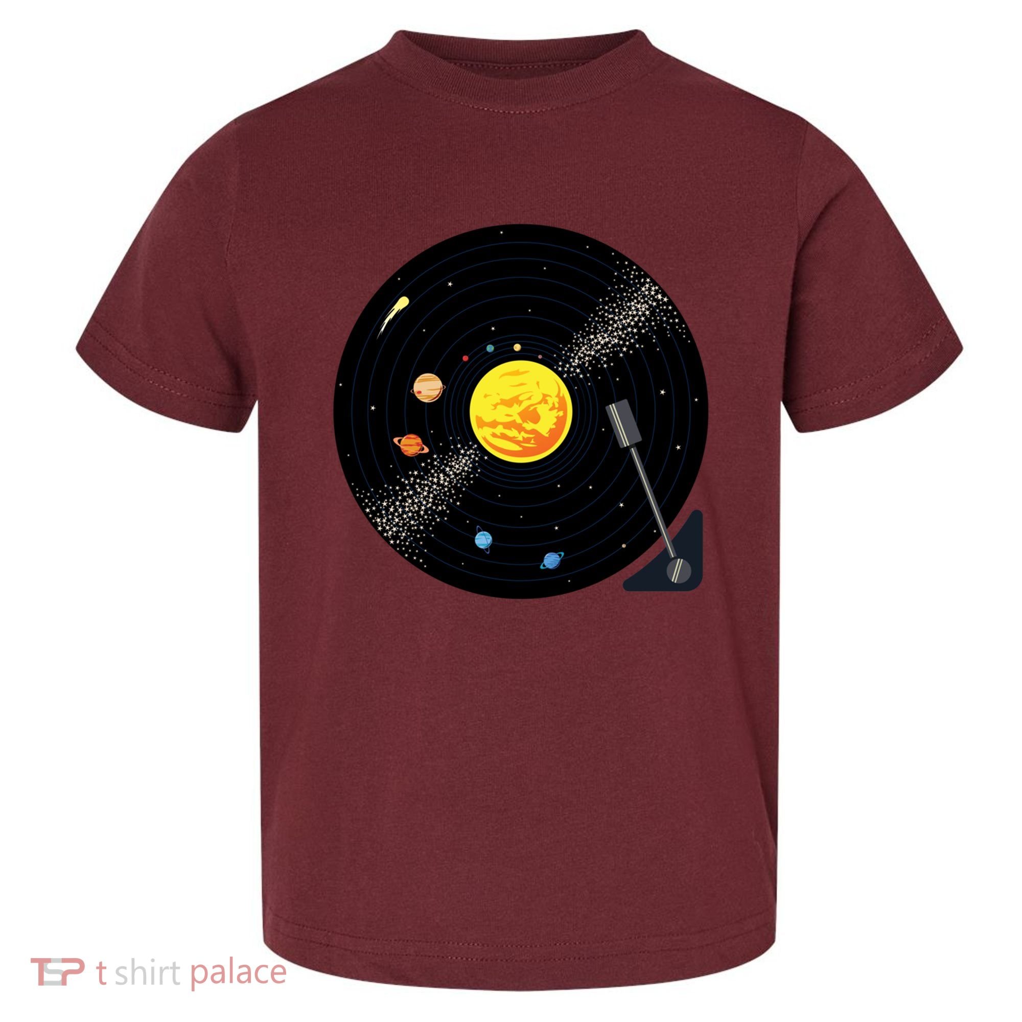 Solar System Vinyl Record Active Toddler T-Shirt