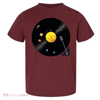 Solar System Vinyl Record Active Toddler T-Shirt
