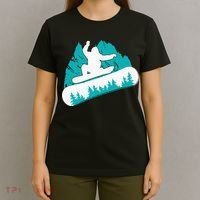 Snowboarding Snowboarder Vintage Winter Sports Holiday T-Shirt thumb 4