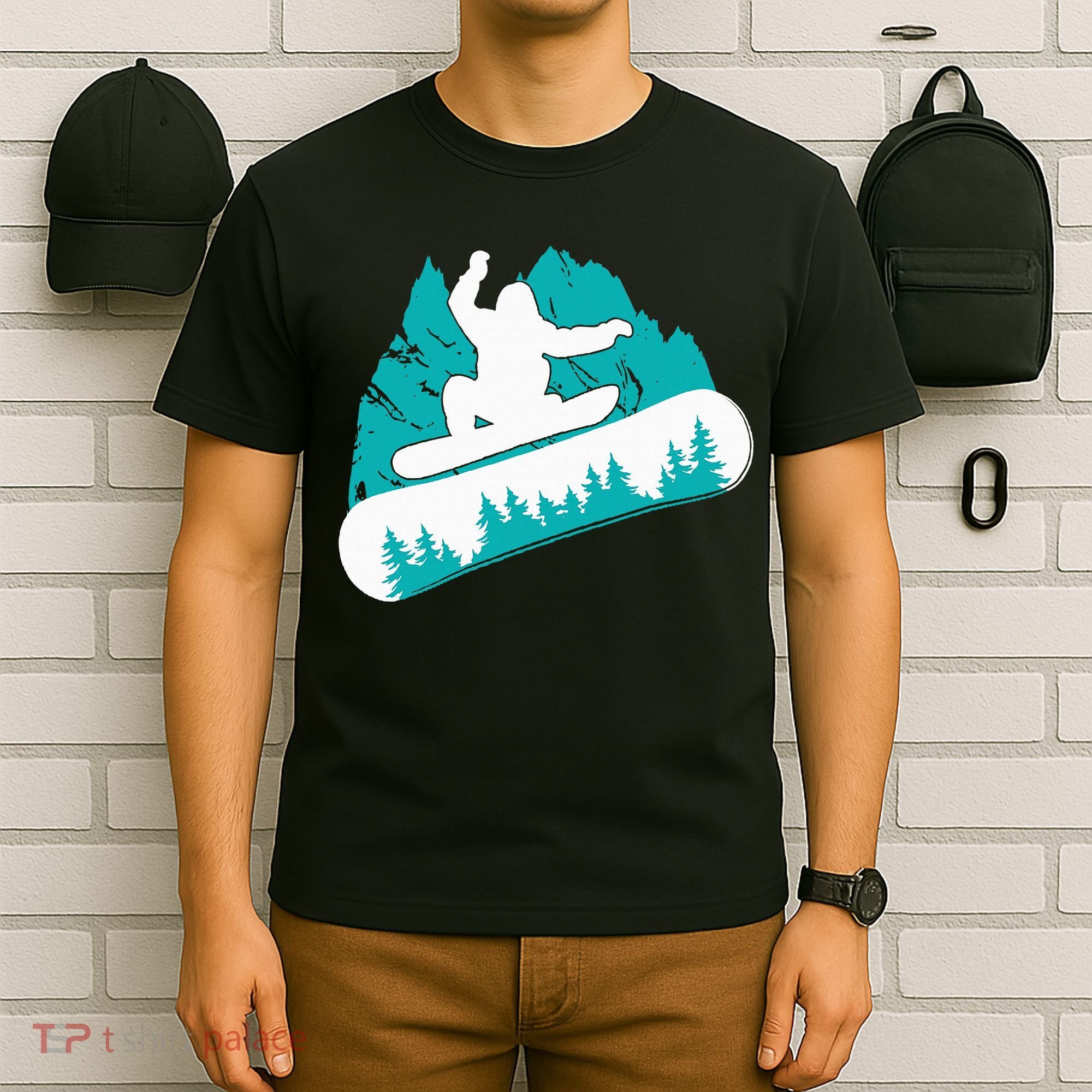 Snowboarding Snowboarder Vintage Winter Sports Holiday T-Shirt