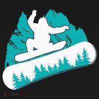 Snowboarding Snowboarder Vintage Winter Sports Holiday T-Shirt thumb 7