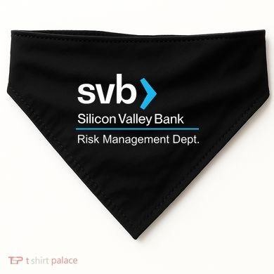 Svb Silicon Valley Bank USA-Made Doggie Bandana
