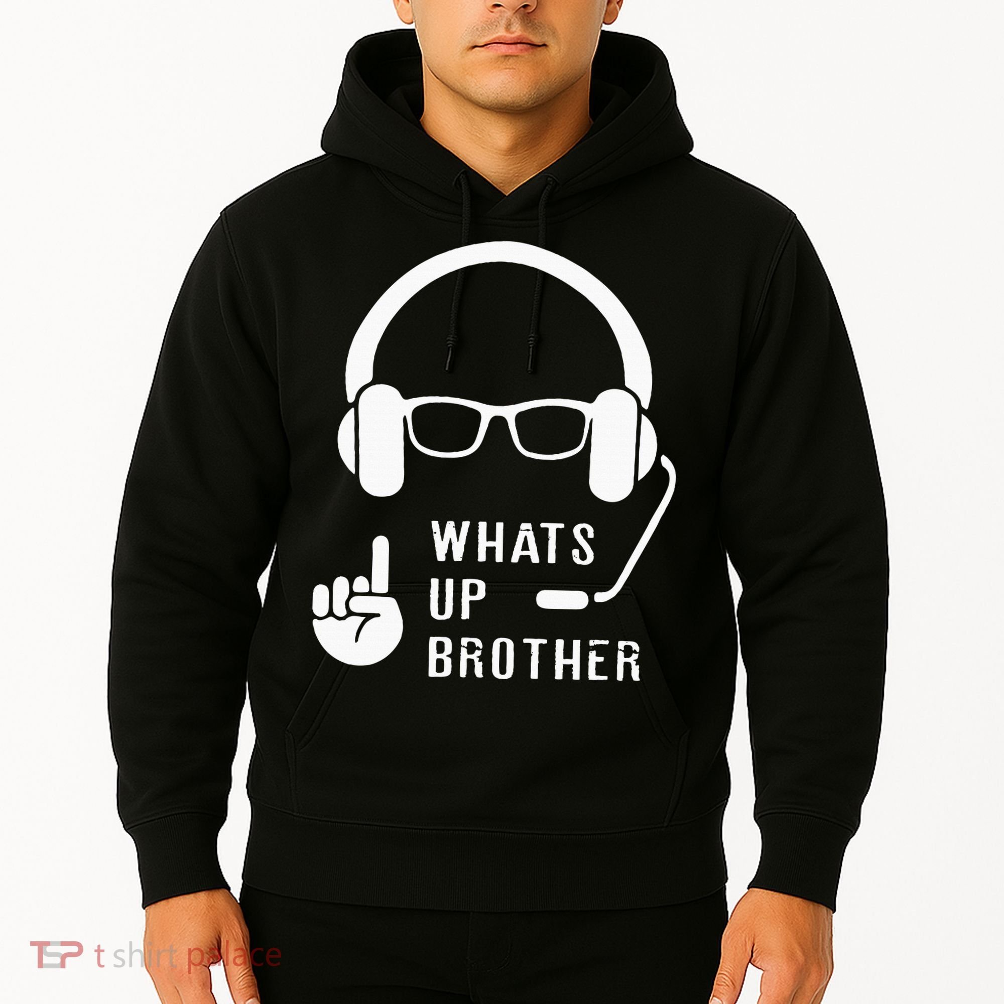 Sketch Streamer Whats Up Brother Hoodie