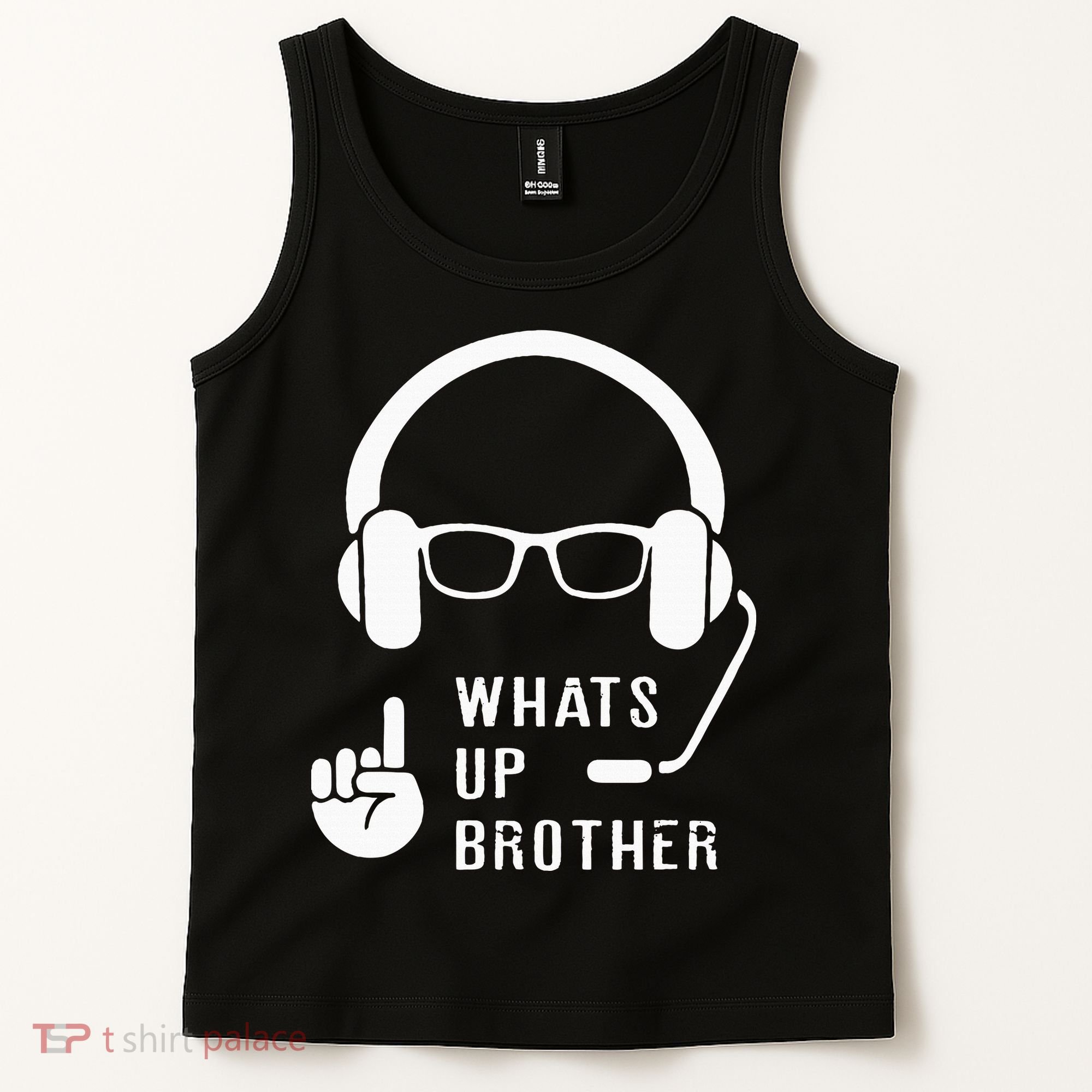Sketch Streamer Whats Up Brother Tank Top