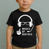 Sketch Streamer Whats Up Brother Toddler T-Shirt thumb 2