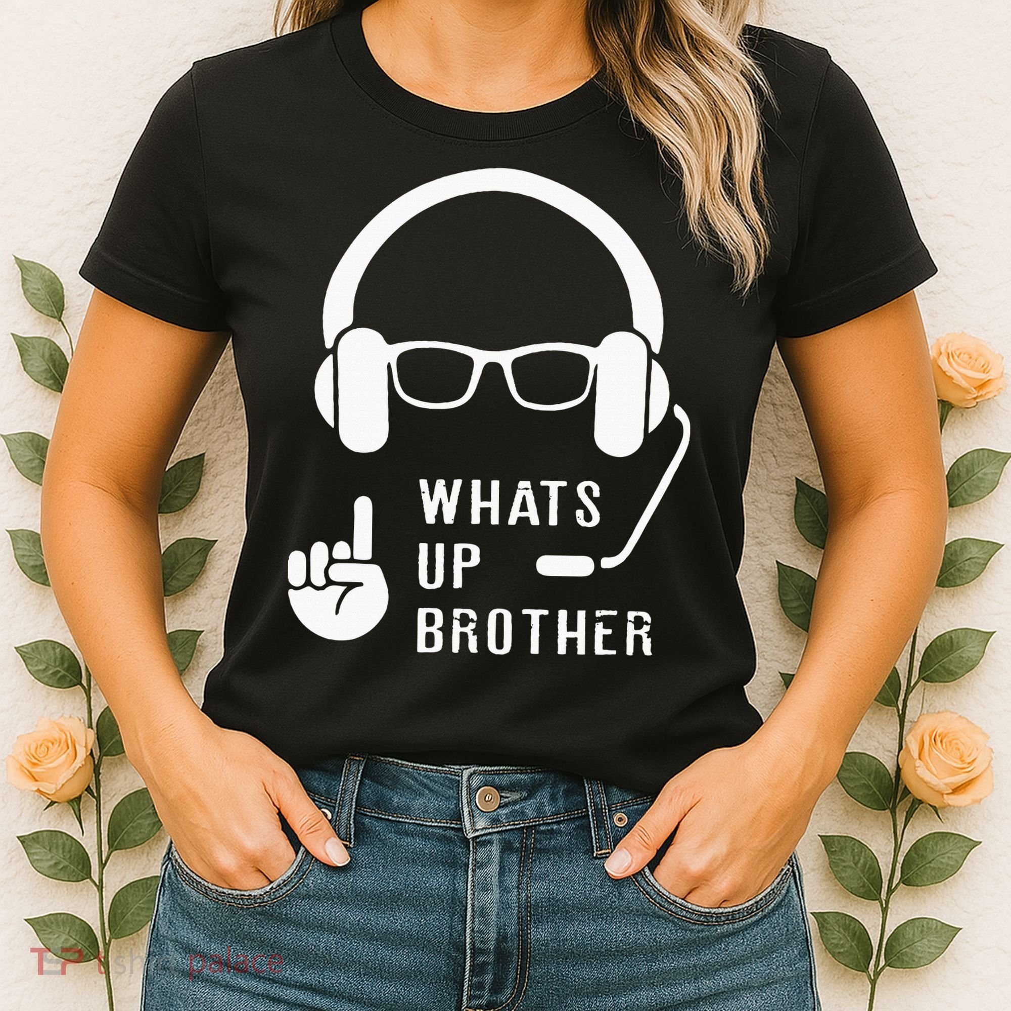 Sketch Streamer Whats Up Brother Women's T-Shirt